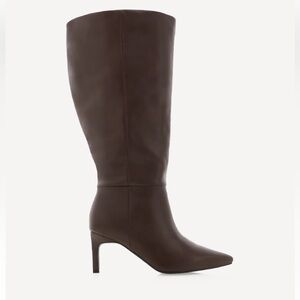 Billini Harlem Extended Curve Elegant Brown Knee-High Women's Boots Size 8